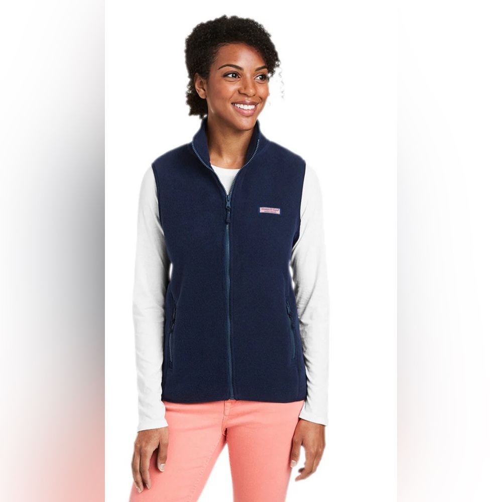 Women’s navy blue Vineyard Vines vest size extra small